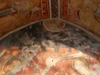 Affreschi - Cappella di San Brizio a BuscaFrazione Morra San Giovanni