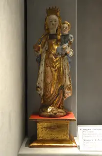 Statua Madonna col Bambino XVI secolo - Parrocchiale di San Lorenzo a Pre-Saint-Didier