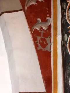 Supposte iniziali di henricus Zabreri - Parocchiale di San Quintino a MondovìFrazione San Quintino