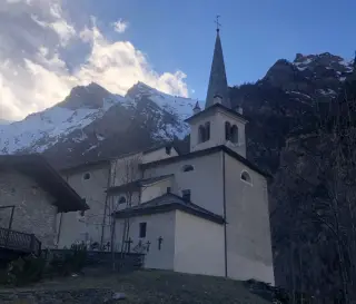 Vista - Parrocchiale di San Giorgio a Rhêmes-Saint-GeorgesFrazione Vieux