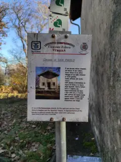 Pannello illustrativo - Oratorio di San Paolo a Belgirate