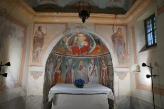 Interno - Oratorio di San Bernardo a ScopelloFrazione Ordarino