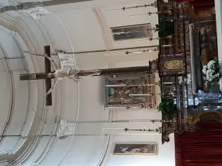 Abside e trittico - Parrocchiale dei Santi Giacomo e Donato a Pralormo