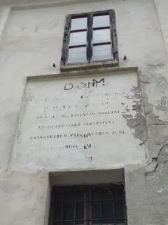 Scritta - Parrocchiale di San Giorgio a Moncenisio
