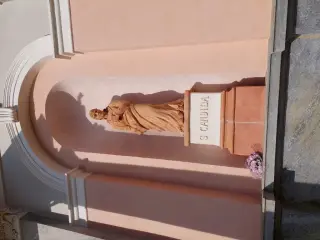 Statua di Santa Candida - Parrocchiale di San Martino Vescovo a Alice Superiore