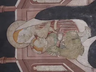 Madonna del Latte dettaglio - Santuario della Madonna dei Laghi a Avigliana