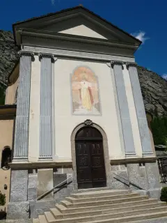 Facciata - Parrocchiale di San Grato a Valgrisenche