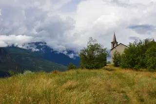 Vista - Cappella di San Michele a VerrayesFrazione Marseiller