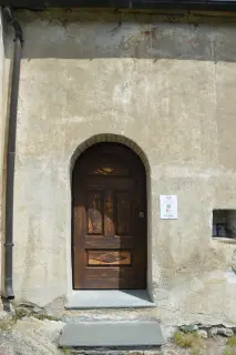 Porta di ingresso - Cappella di San Michele a VerrayesFrazione Marseiller