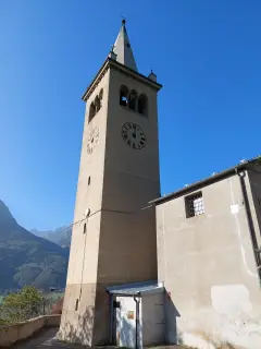 Campanile - Parrocchiale di San Martino e Santa Lucia a VerrayesFrazione Diemoz