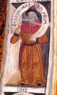 Profeta Osea - Chiesa di Santa Maria Assunta o Saint-Roch o Castro Argenteo a VilleneuveFrazione Saint-Roch