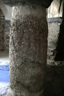 Pietra miliare km 8 - Chiesa di Santa Maria Assunta o Saint-Roch o Castro Argenteo a VilleneuveFrazione Saint-Roch