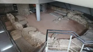 Resti abside - Basilica Paleocristiana di San Lorenzo a Aosta