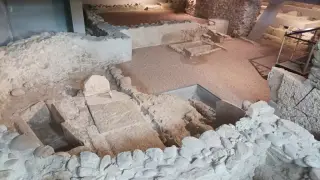 Resti abside - Basilica Paleocristiana di San Lorenzo a Aosta