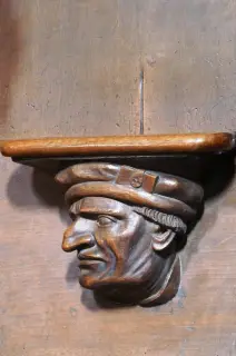 Dettaglio stalli del coro - Collegiata di Sant'Orso a Aosta