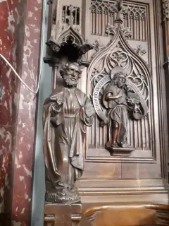 Sculture del coro - Collegiata di Sant'Orso a Aosta