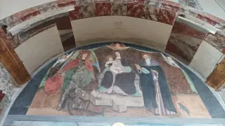 Madonna col Bambino, San Michele e Sant'Antonio - Collegiata di Sant'Orso a Aosta