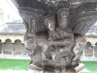 Capitello - Chiostro di Sant'Orso a Aosta