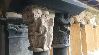 Capitello - Chiostro di Sant'Orso a Aosta