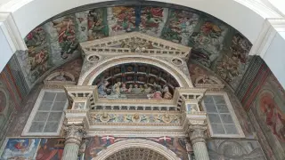 Facciata - Cattedrale di Notre-Dame o Santa Maria Assunta a Aosta