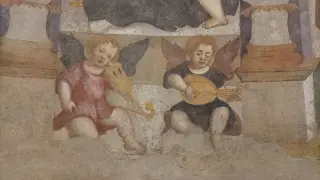 Madonna col Bambino dettaglio - Cattedrale di Notre-Dame o Santa Maria Assunta a Aosta