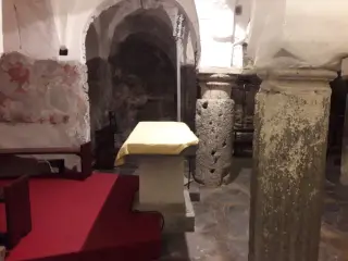 Cripta - Cattedrale di Notre-Dame o Santa Maria Assunta a Aosta
