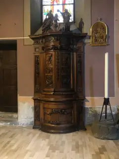  Battistero dello scultore Badarelli - Chiesa di San Pietro in Vincoli a Donnas