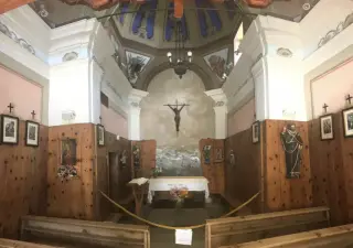 Interno - Cappella di San Giacomo Maggiore a AyasFrazione Saint-Jaques