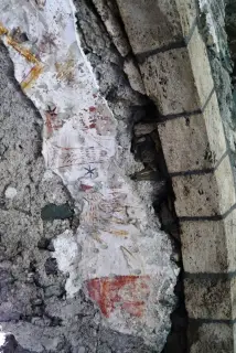 Tracce di affreschi - Cappella Castrense di San Maurizio a Saint-DenisFrazione Cly