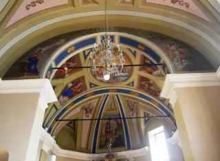 Interno - Chiesa di Sant'Eustachio a SarreFrazione Chesallet