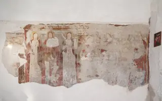 S.Lucia, S.Rocco, S.Lucia, Madonna col Bambino, e Santi - Oratorio di Sant'Antonio Abate a BorgosesiaFrazione Plello