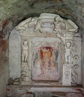Altare - Oratorio dei Santi Quirico e Giulitta a BorgosesiaFrazione Bettole