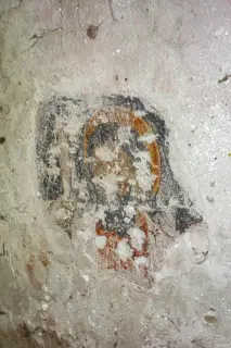 Frammento di affresco - Oratorio dei Santi Quirico e Giulitta a BorgosesiaFrazione Bettole