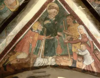 Affreschi - Chiesa di San Sebastiano a Pecetto Torinese