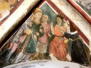 Affreschi - Chiesa di San Sebastiano a Pecetto Torinese