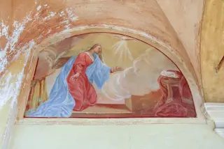 Lunetta sinistra - Chiesa della Madonna dell'Assunta a Arola