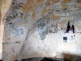 Affreschi del catino absidale - Cappella di Santa Maria Dei Genitrix a Villafranca PiemonteFrazione San Luca