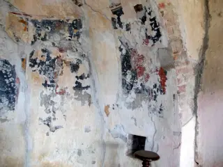 Affreschi del catino absidale - Cappella di Santa Maria Dei Genitrix a Villafranca PiemonteFrazione San Luca