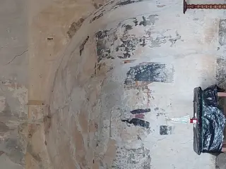 Affreschi del catino absidale - Cappella di Santa Maria Dei Genitrix a Villafranca PiemonteFrazione San Luca