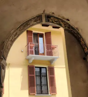 Arco dipinto - Ex Chiesa di San Sebastiano a Dronero