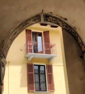 Arco dipinto - Ex Chiesa di San Sebastiano a Dronero