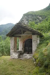 Vista - Cappella di Sant'Antonio a Alto SermenzaFrazione Rimasco Borgo di Priami