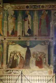 Affreschi con santi e apostoli - Cappella del Castello a Fénis