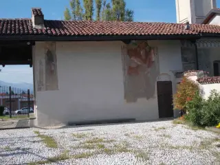 Lato sud, sant'Antonio e san Cristoforo - Chiesa della Madonna della Stella a Pianezza