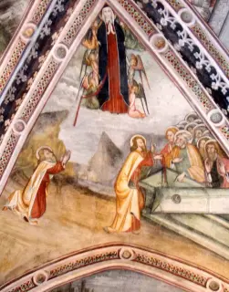 L'Assunzione, particolare - Chiesa della Madonna della Stella a Pianezza