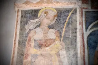 Santa non identificata - Pieve di San Pietro a Pianezza