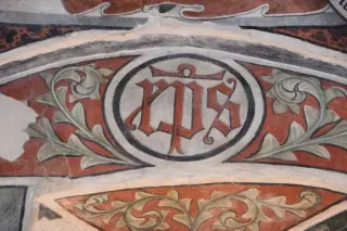 Trigramma cristologico - Pieve di San Pietro a Pianezza
