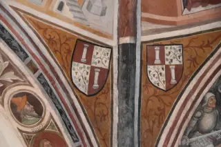 Cappella Provana - Stemma dei Provana - Pieve di San Pietro a Pianezza