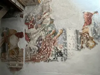 Affresco del 1548 - Oratorio dei Battuti o Immacolata Concezione a Vesime