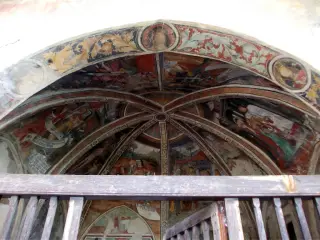 Volta vista dall'esterno - Cappella di San Sebastiano a Pianezza